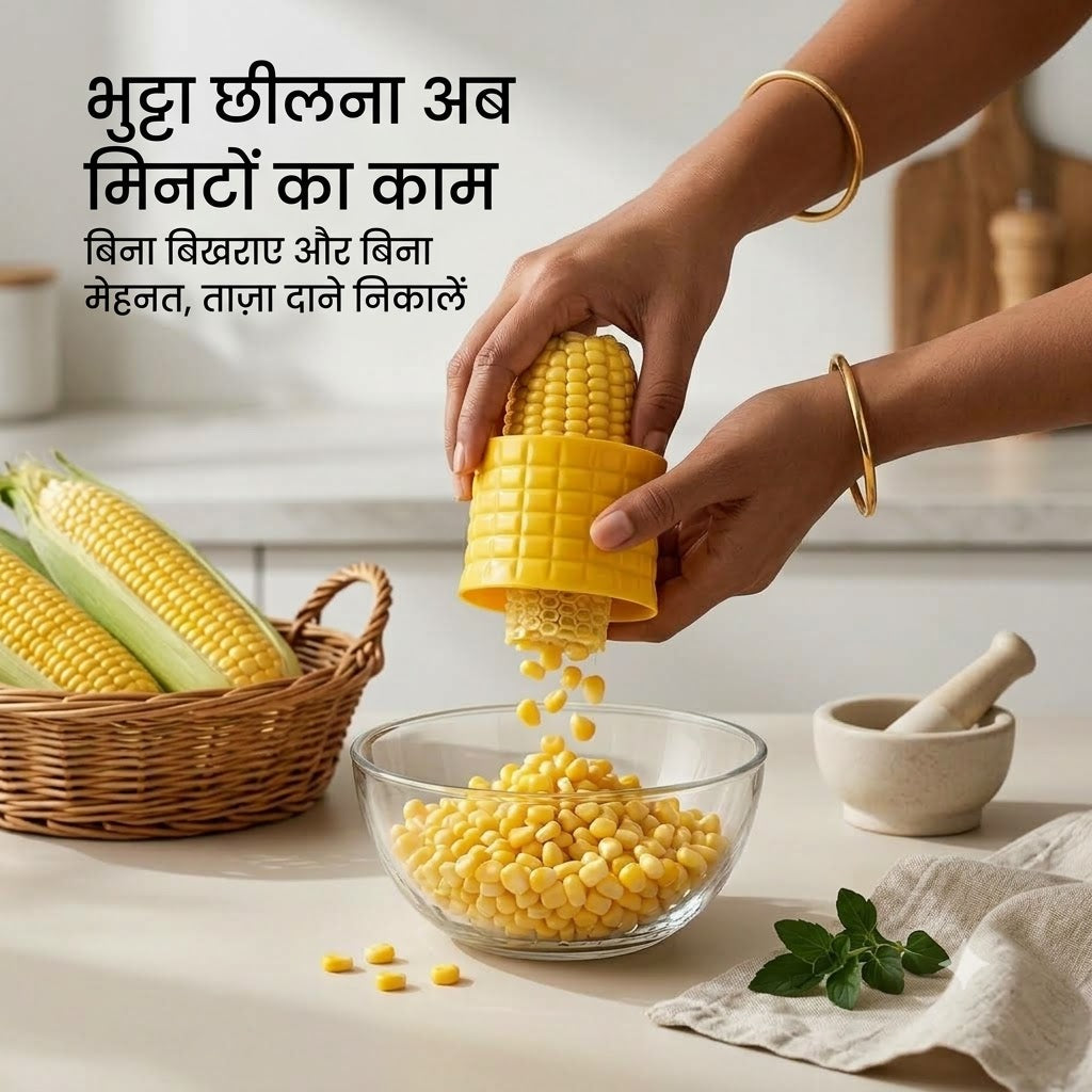 Stainless Steel Corn Peeler Cutter
