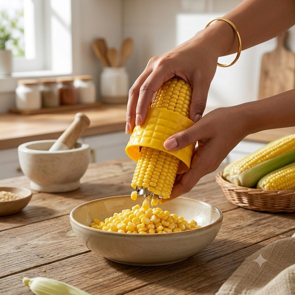 Stainless Steel Corn Peeler Cutter