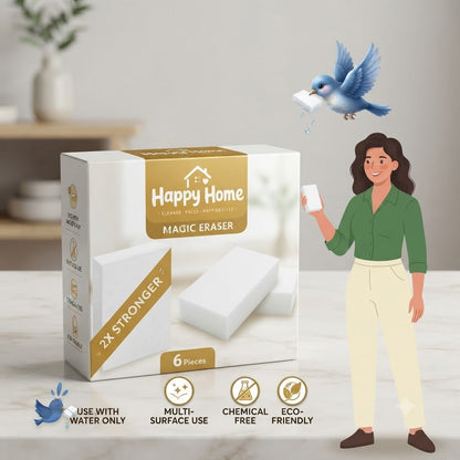 Happy Home Magic Eraser (6-Piece Pack)